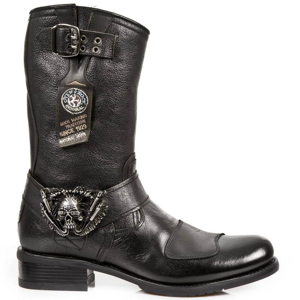 New Rock - MGY07S10 BUFALO NEGRO Bottes - Noir/Marron Product image